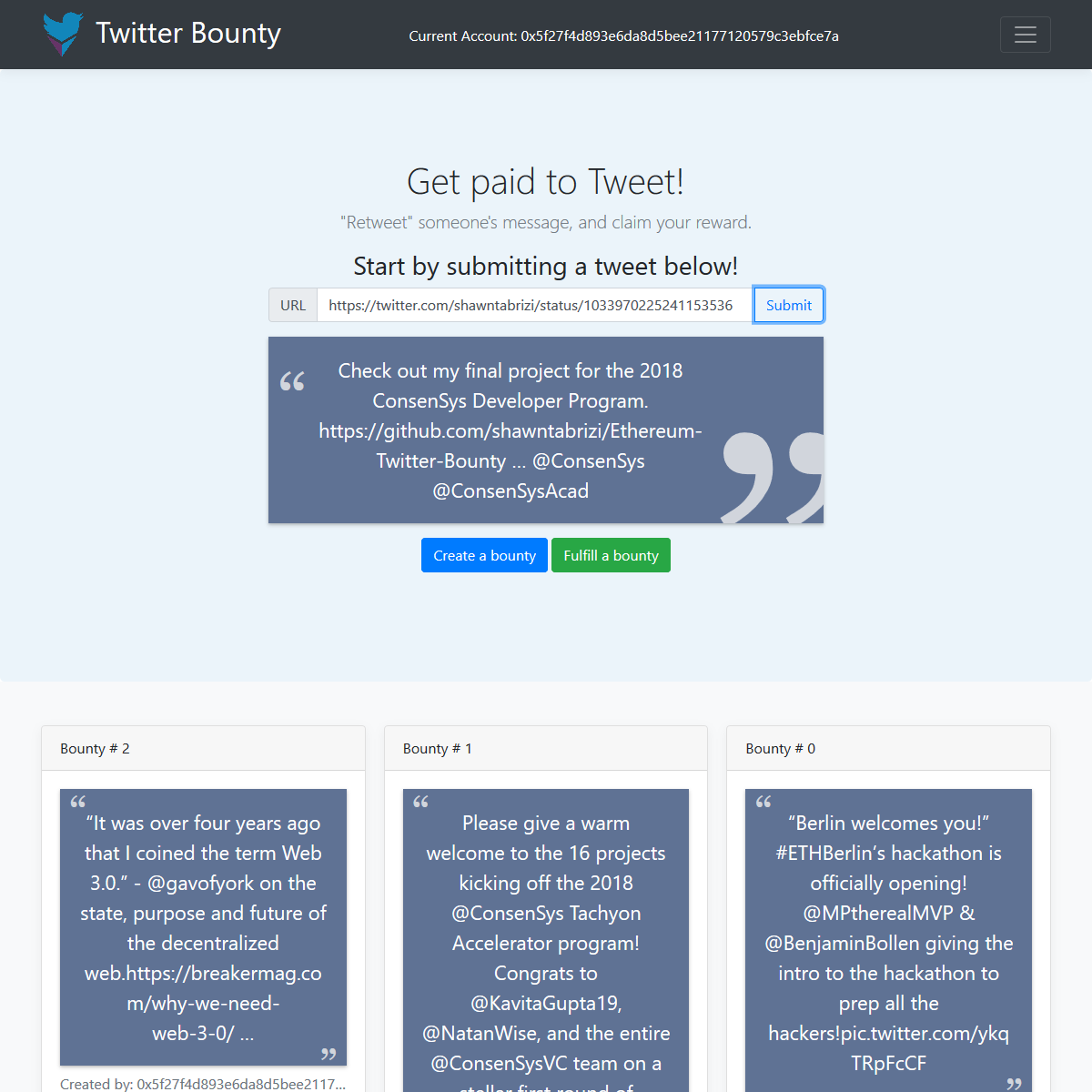 Ethereum-Twitter-Bounty